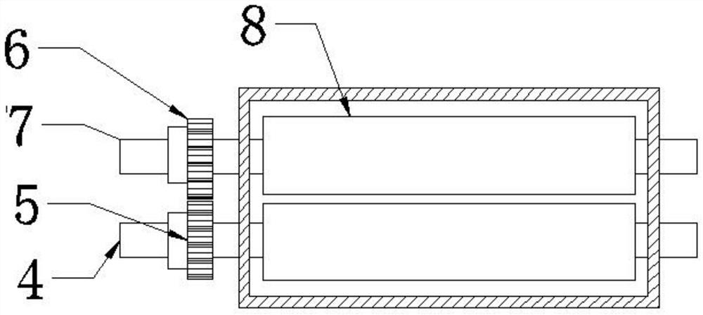 Stirring device for concrete processing