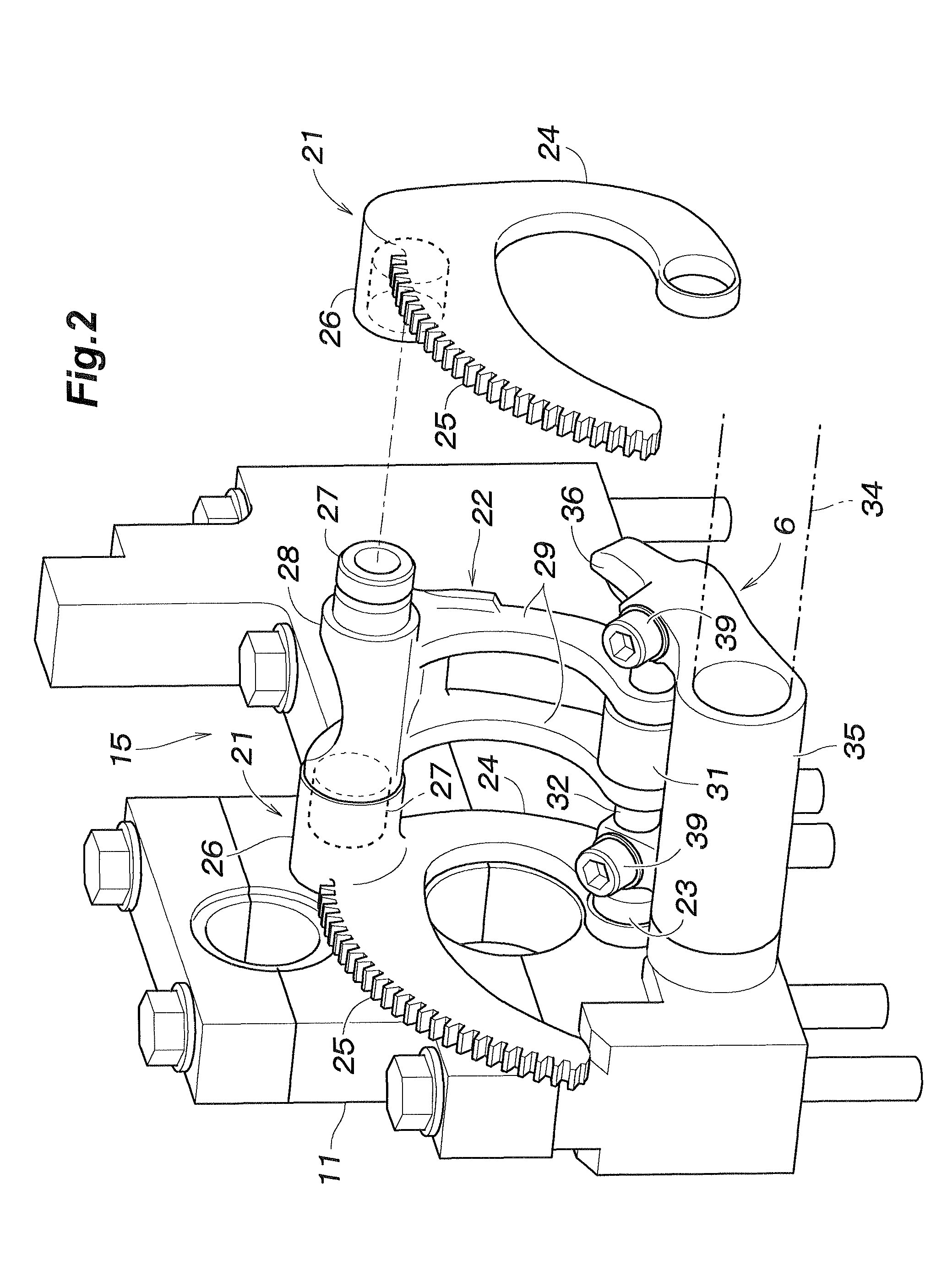 Variable valve opening property internal combustion engine