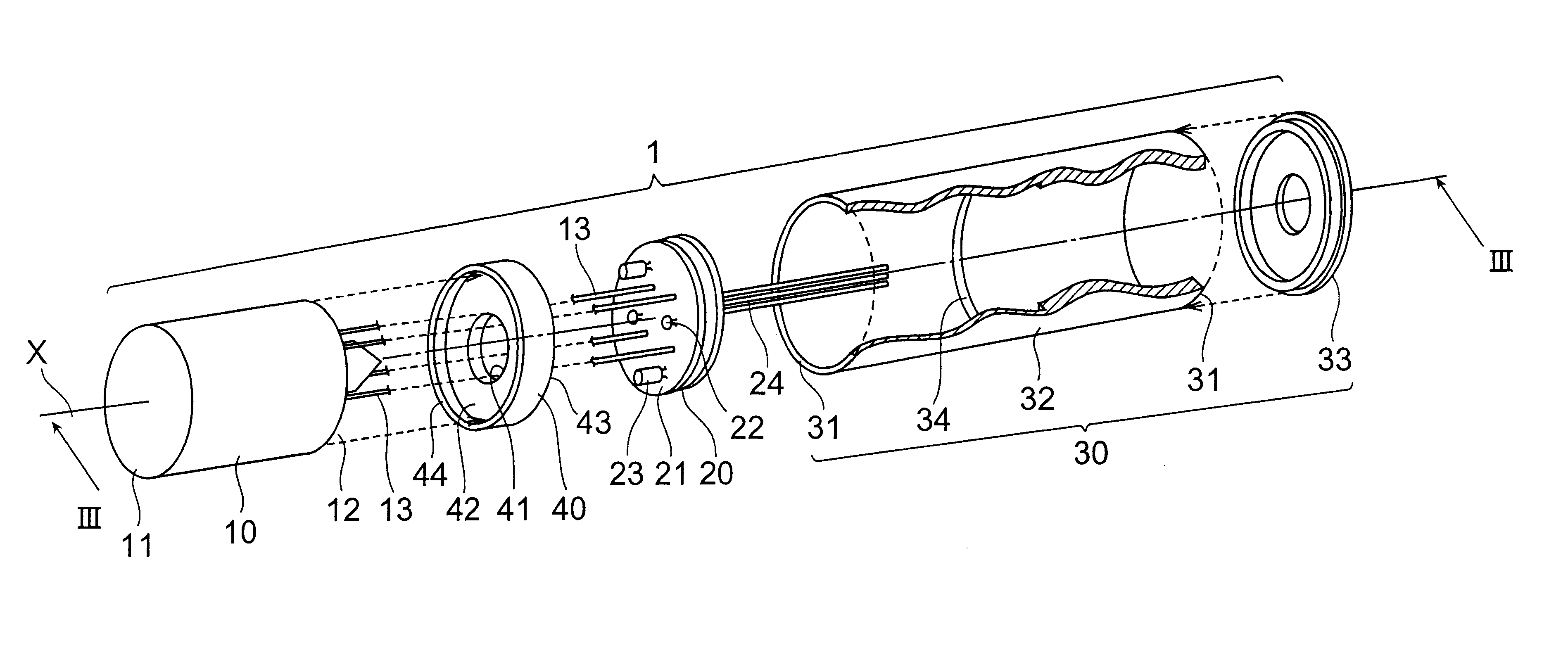 Light receiving module and radiation detecting apparatus equipped with the same