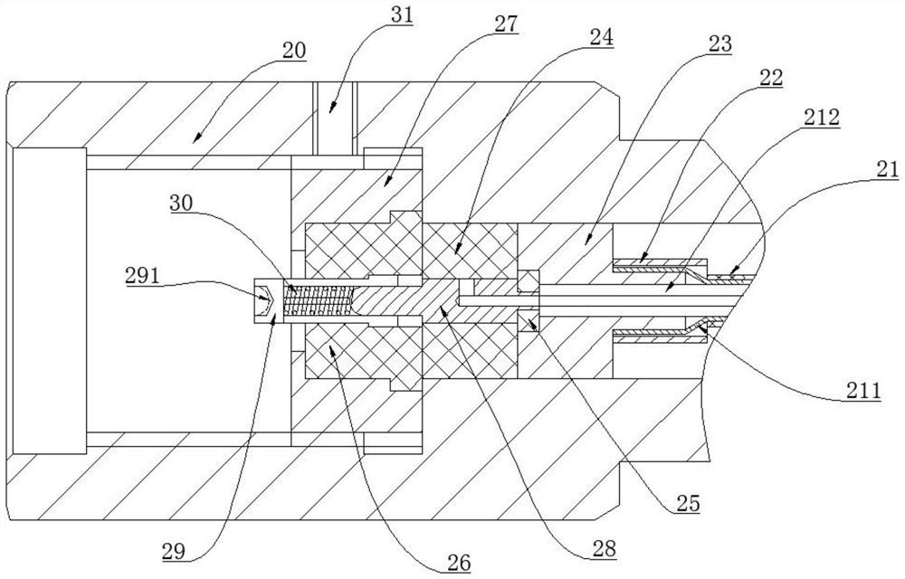 High-frequency low-loss high-strength vehicle-mounted antenna whip body and base interface