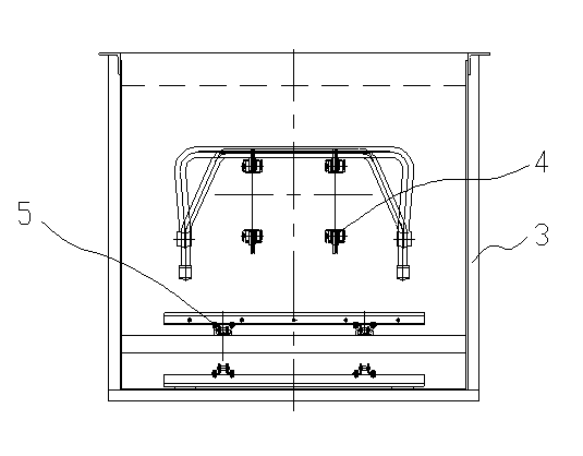 Quenching device of stabilizer bar