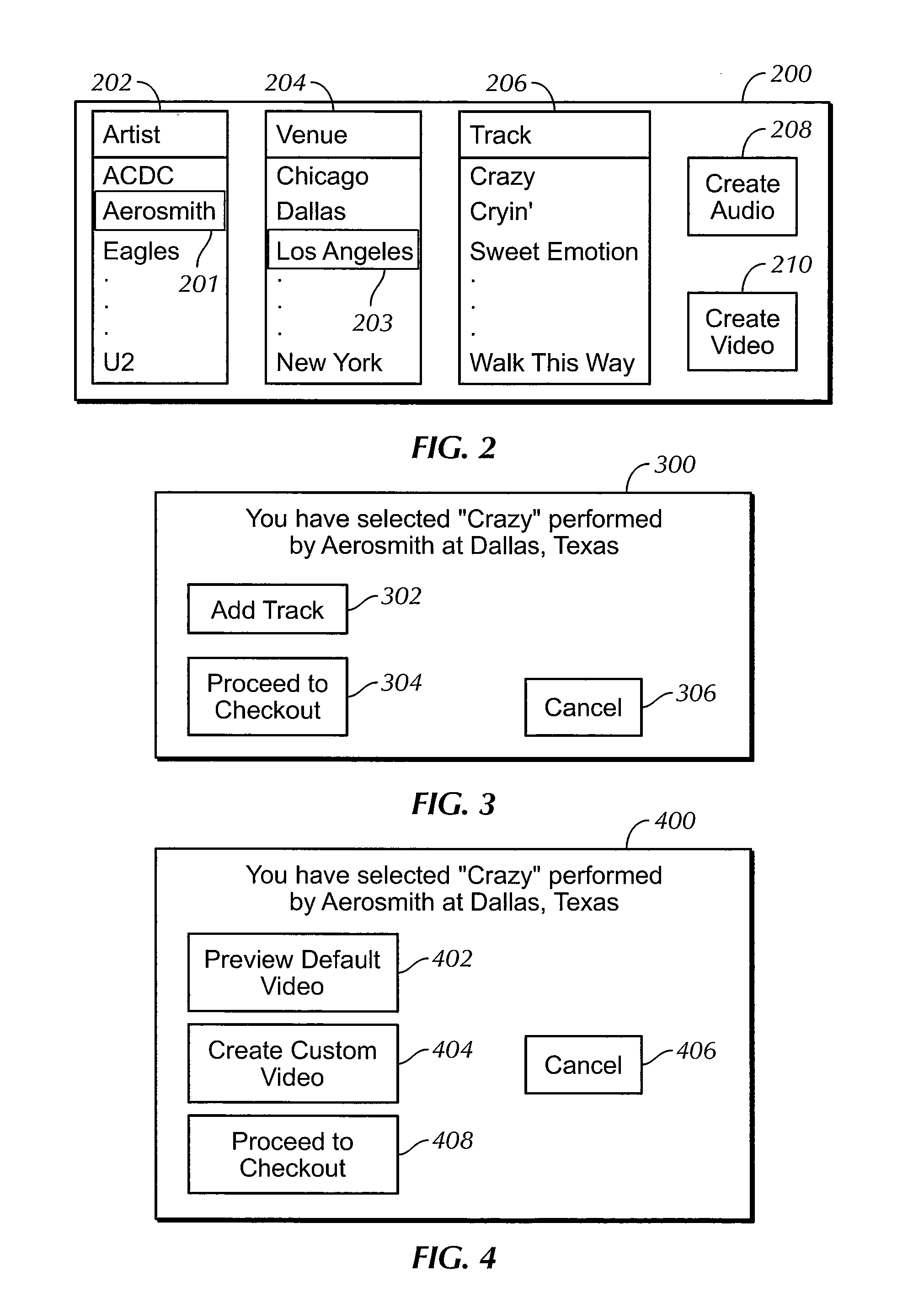 Method and apparatus for creating a custom track