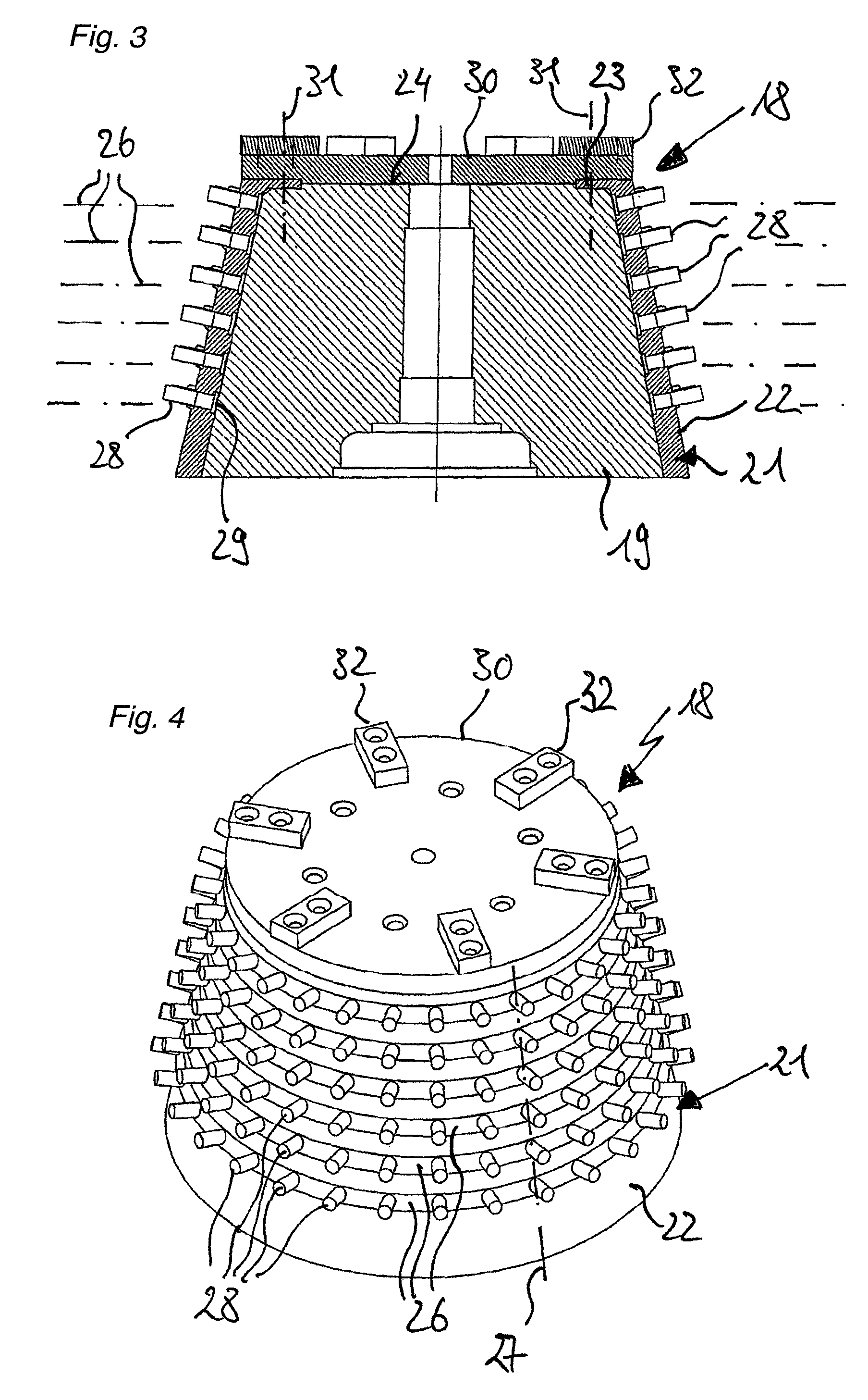 Device for comminuting input material