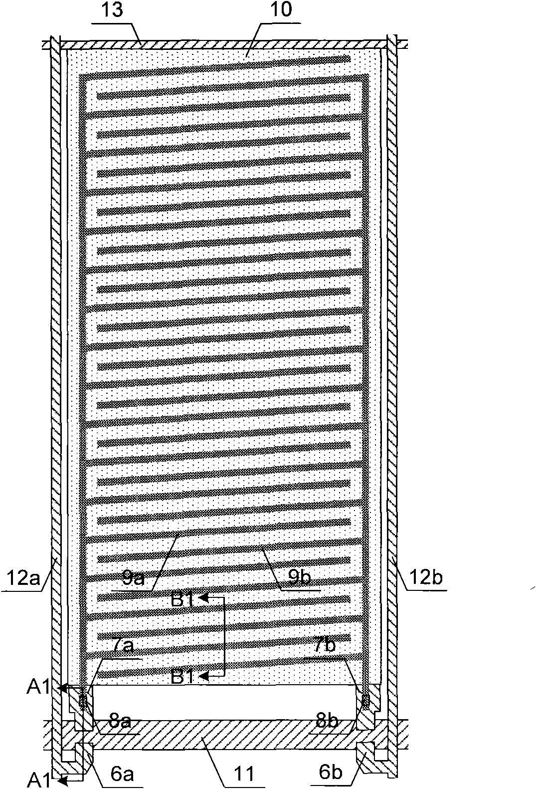 FFS (Free Fall Sensor) type TFT-LCD (Thin Film Transistor-Liquid Crystal Display) array substrate and manufacture method thereof