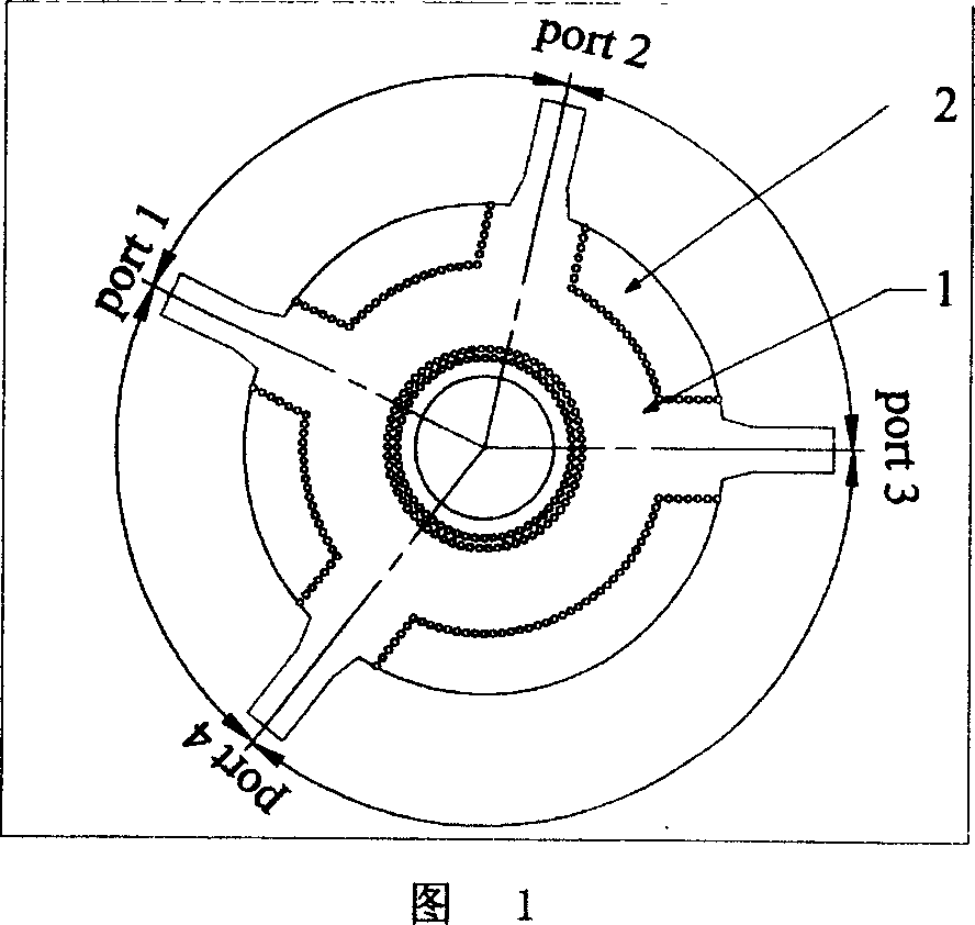 H surface substrate integrated waveguide ring-shape bridge