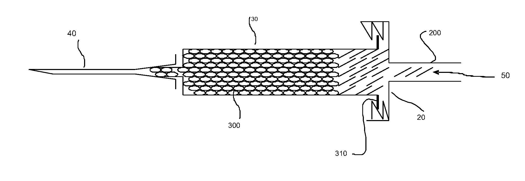 Adapter device for application of small amounts of fat graft material by use of syringes