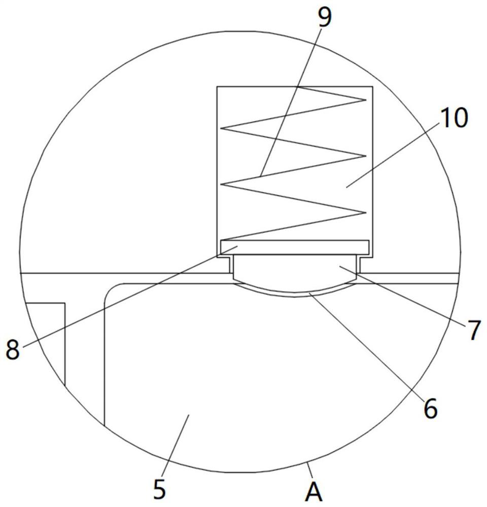 Automatic ejection hook for electric automobile