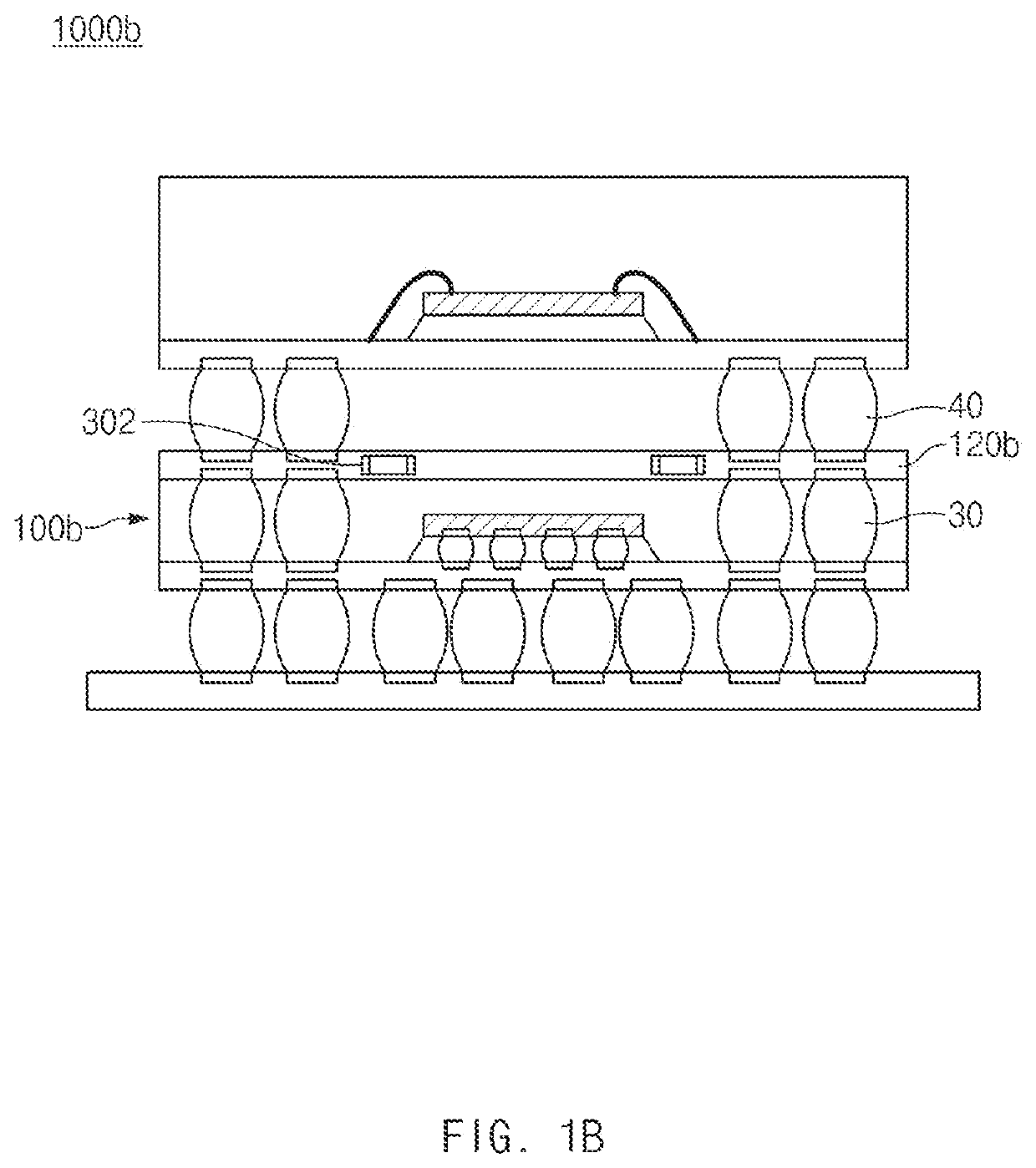 Semiconductor assembly with package on package structure and electronic device including the same