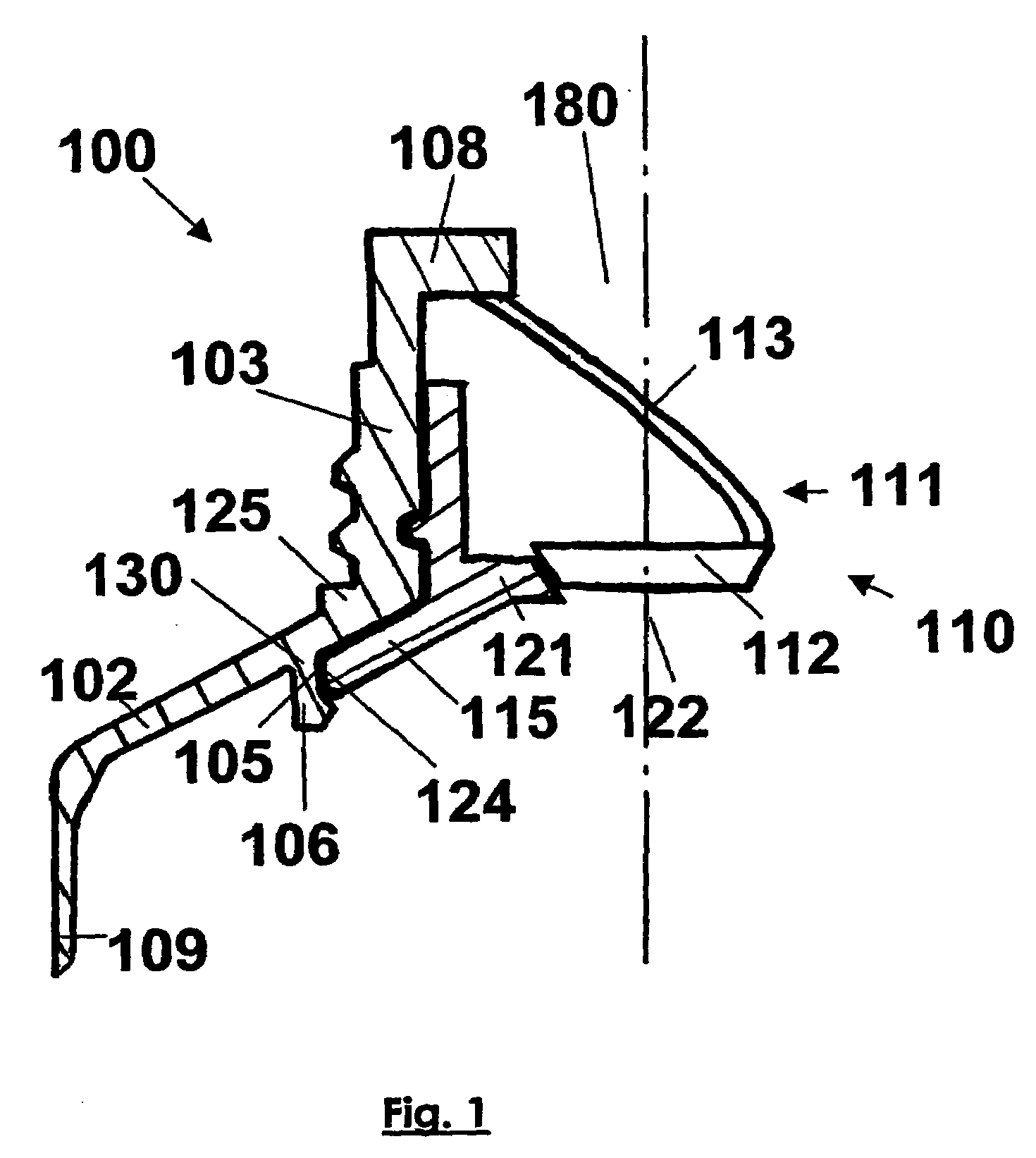 Collapsible tube with a distributor head without air return
