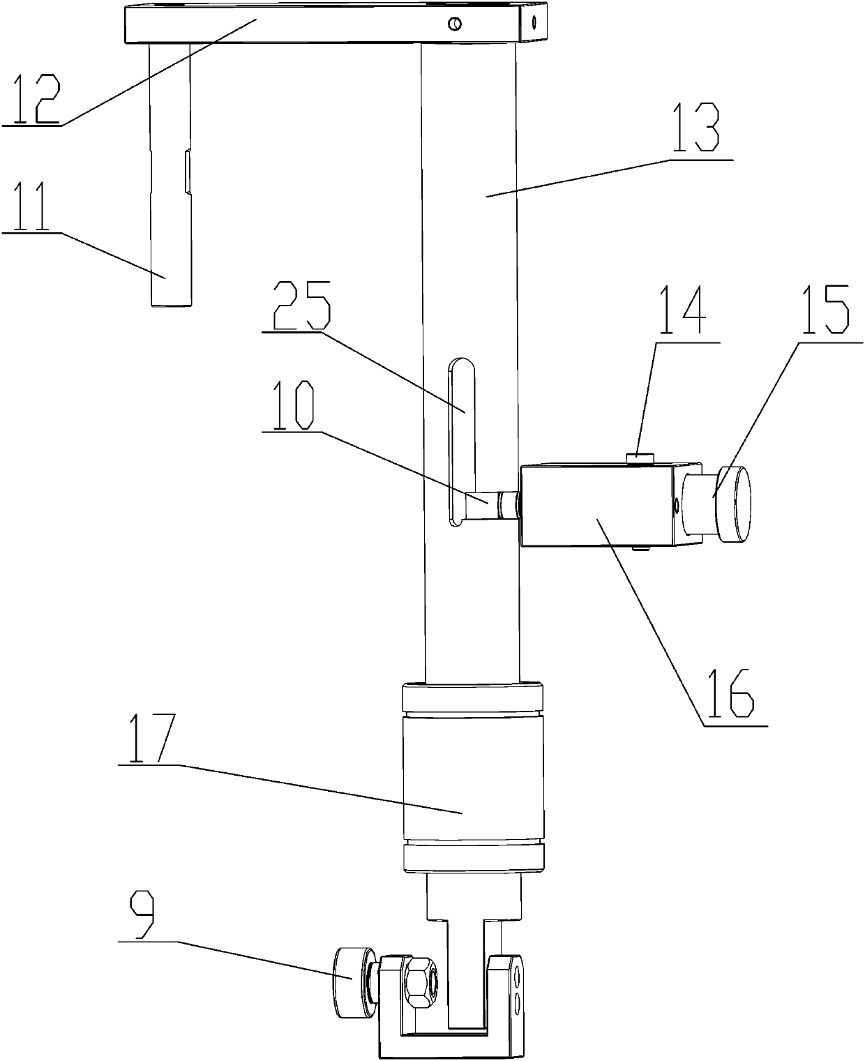 Continuous-intermittent rotary lifting work arm mechanism and application method