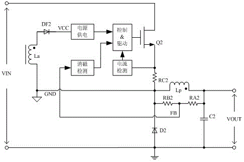 Load voltage compensation circuit for light-emitting diode (LED) driving