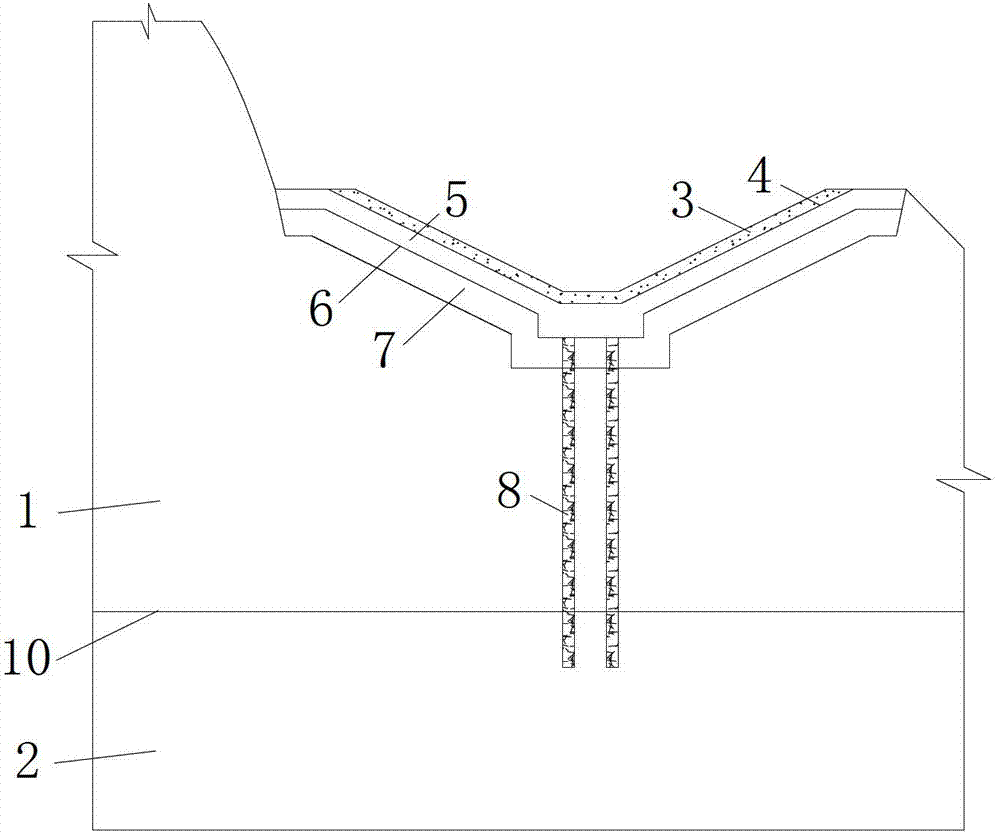 Anti-freeze anti-seepage water diversion treatment method of collapsible loess water-conveyance canal