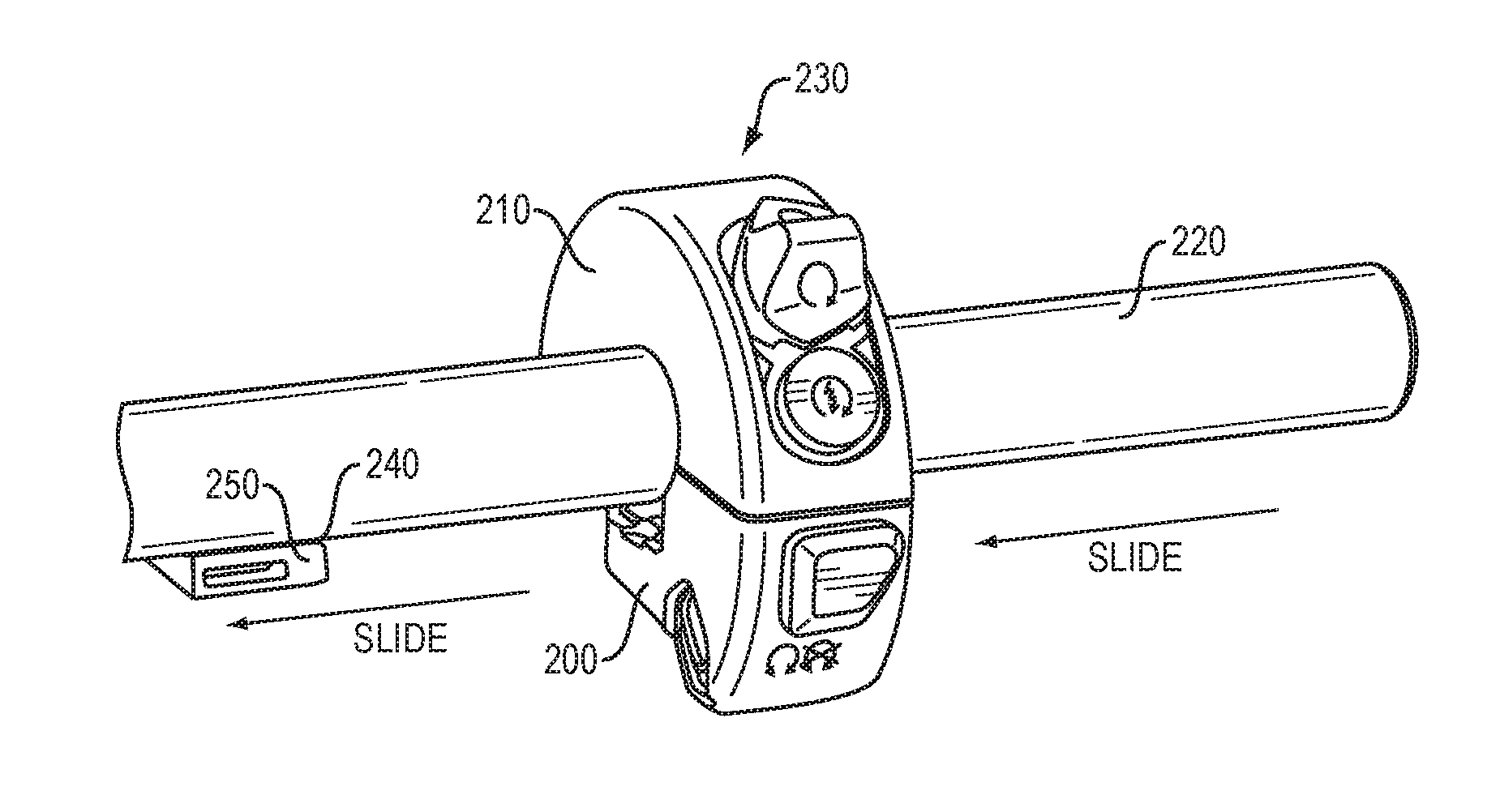 Fixation adapter for handlebar