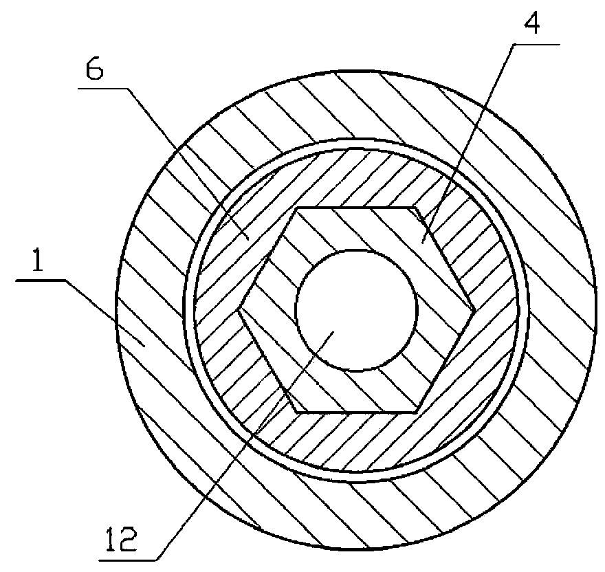 Spring energy-storage inspiring type rotary percussive drill device