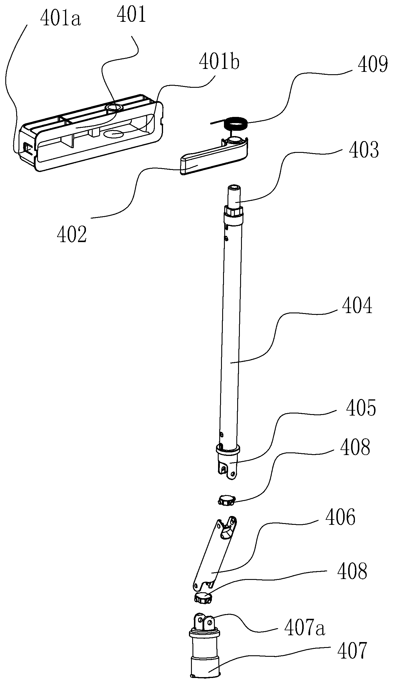 Valve opening-closing device used for compound type medium-sized bulk container and container