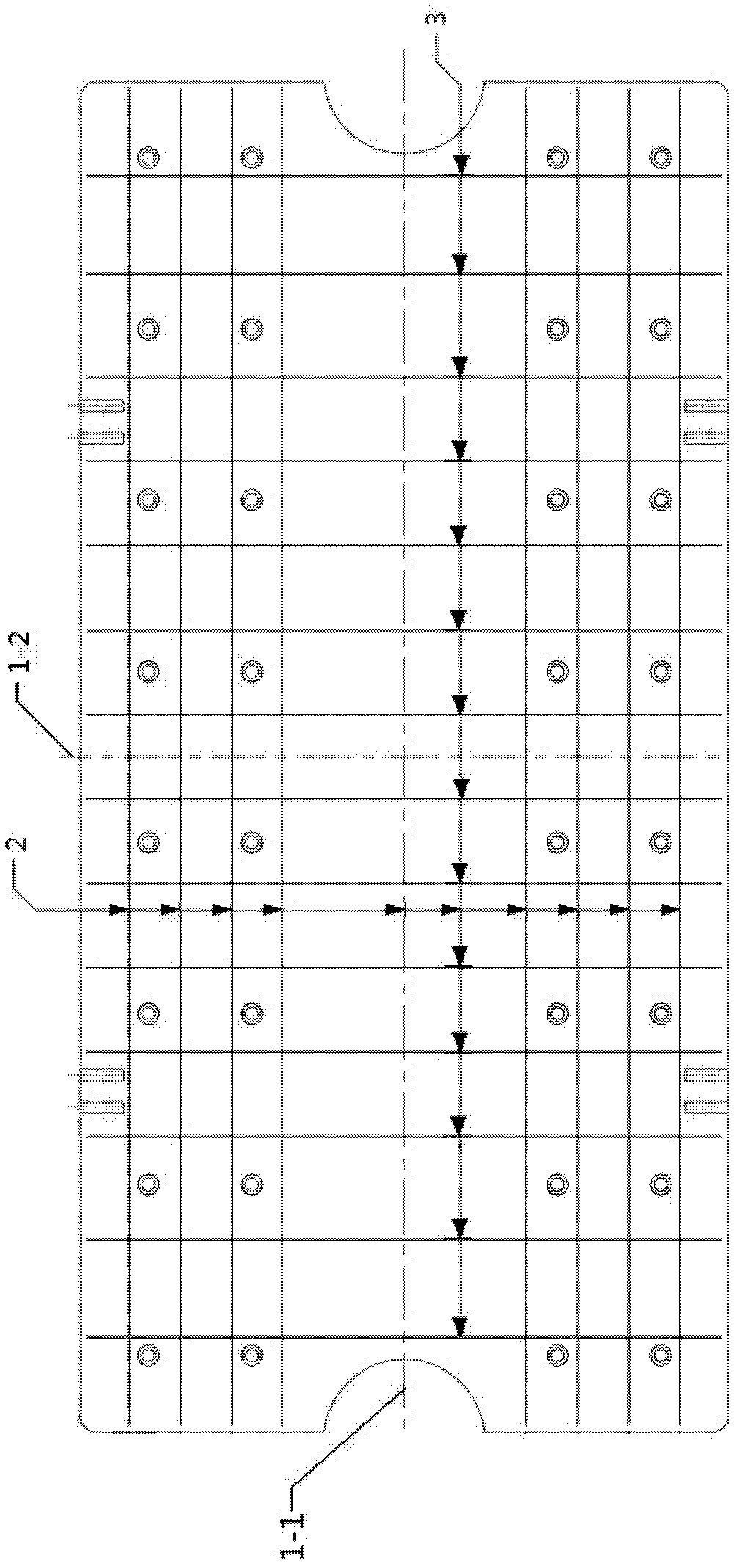 Plate-type ballastless track concrete track plate, manufacturing method thereof, and stretching device thereof