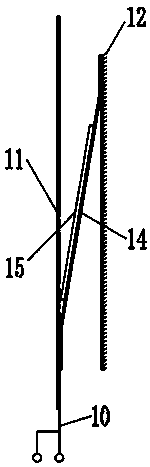 Test device for measuring axial multi-point slip amount of concrete-filled steel tube