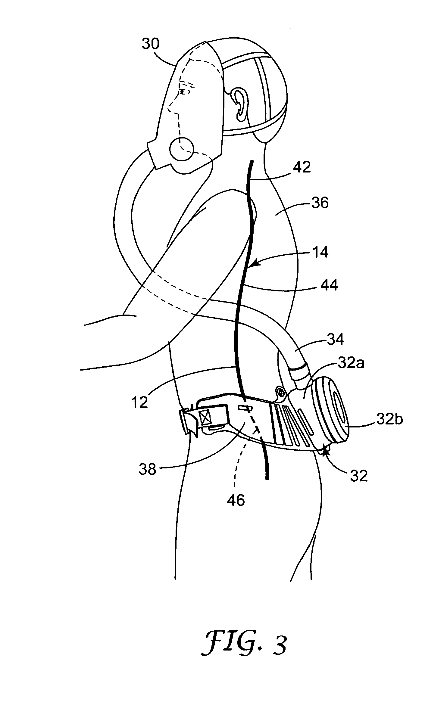 Anatomically fitted respiratory component belt