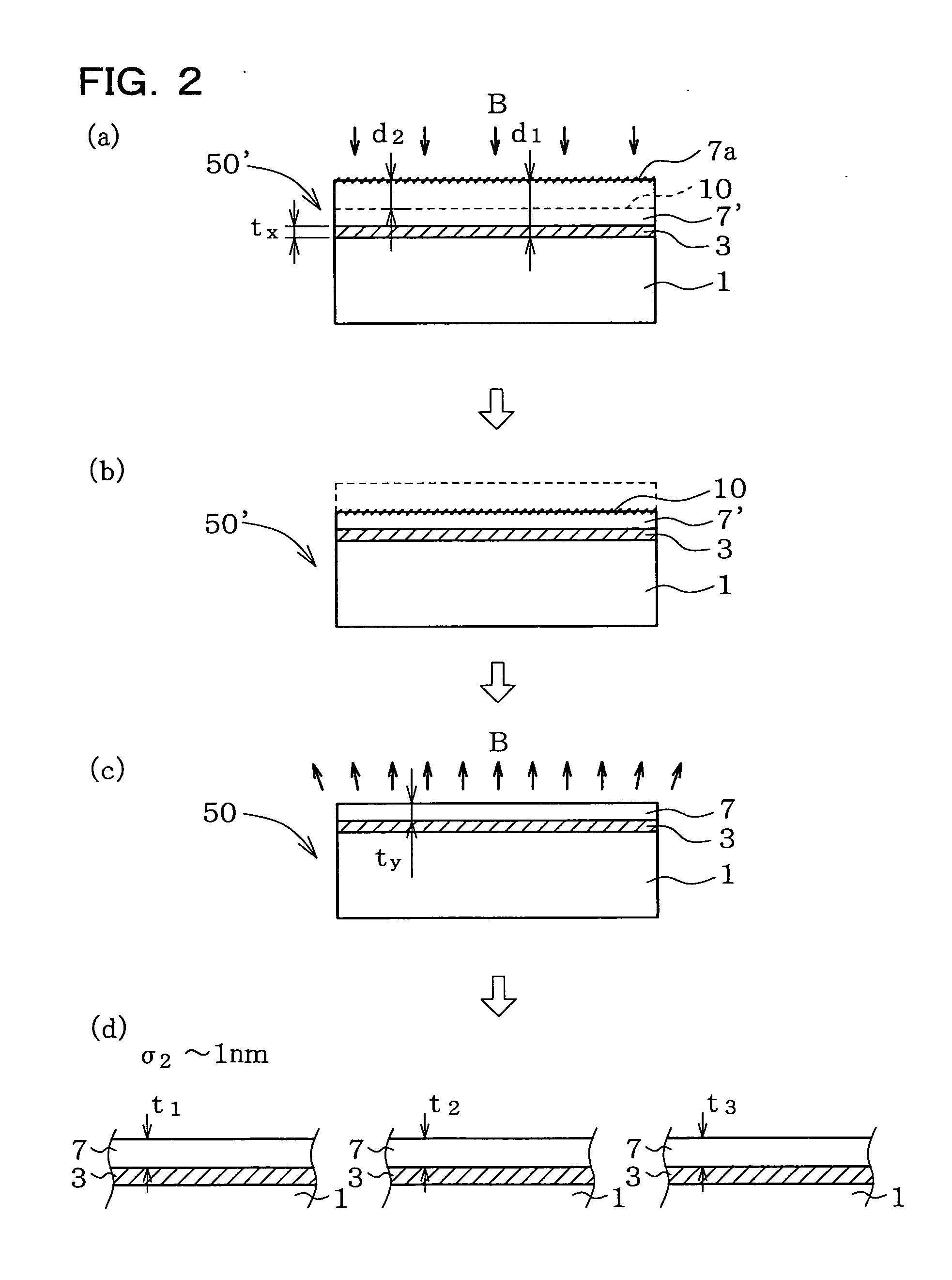 Production method for soi wafer