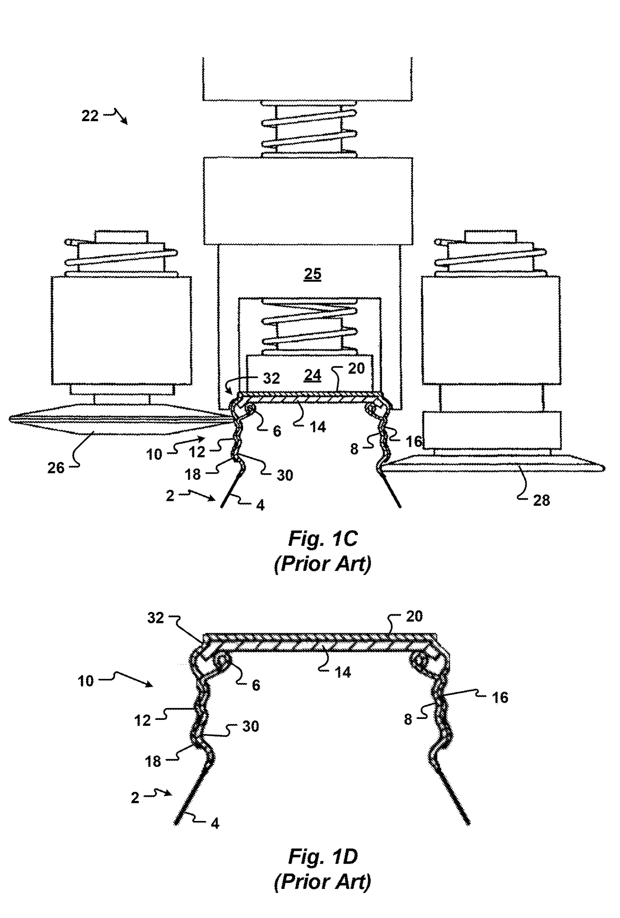 System and method of forming a metallic closure for a threaded container