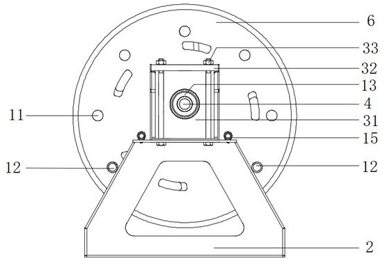 Double-groove female and female type wire rope drum and wire rope coiling method