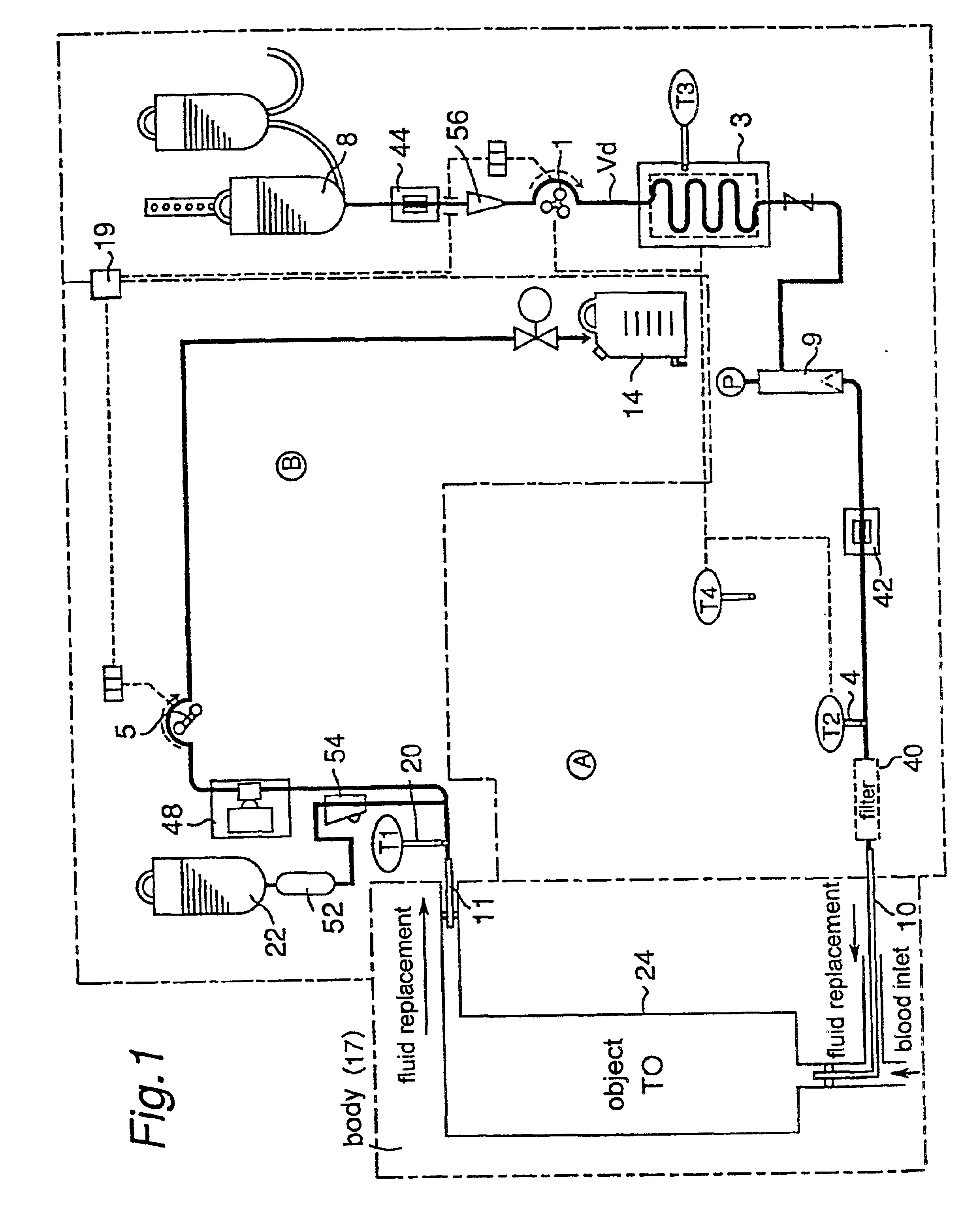 Bloodless treating apparatus