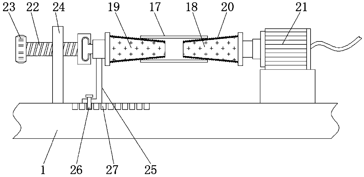 Textile silk thread winding device capable of conveniently removing surface wool layers