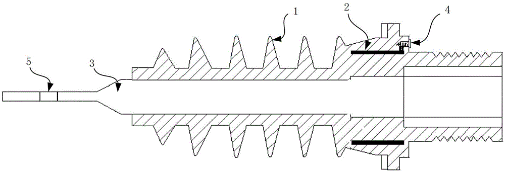 A capacitor voltage measuring circuit device applied to 10kv distribution network