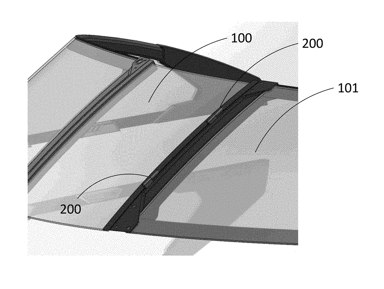 Detachable hinge for glass frame