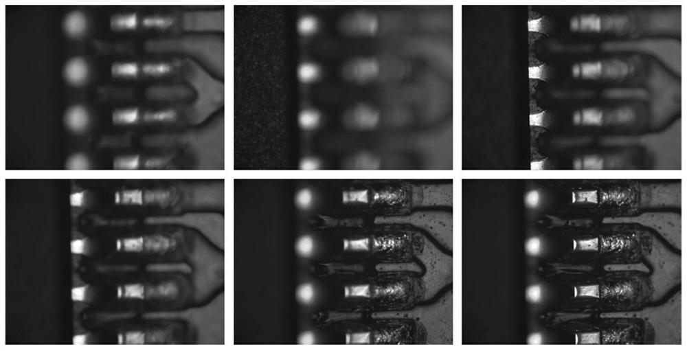 Method and device for eliminating out-of-focus diffusion effect in microscopic imaging scene