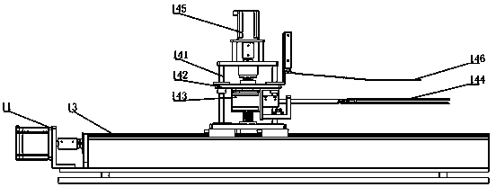 Full-automatic rolling device of egg roll making machine