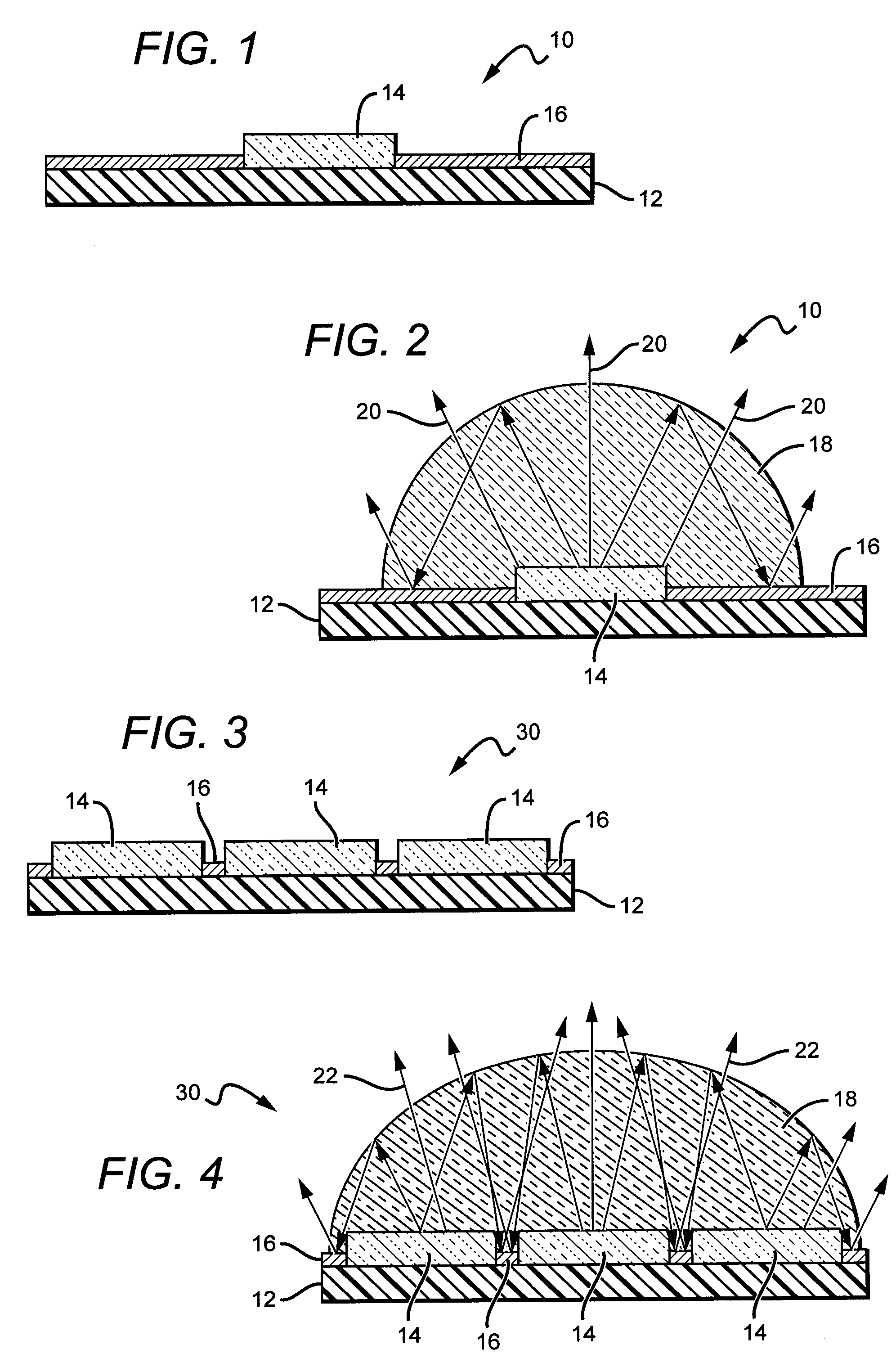 High reflective substrate of light emitting devices with improved light outpput