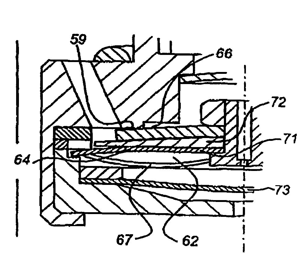 Shock absorber with frequency-dependent damping