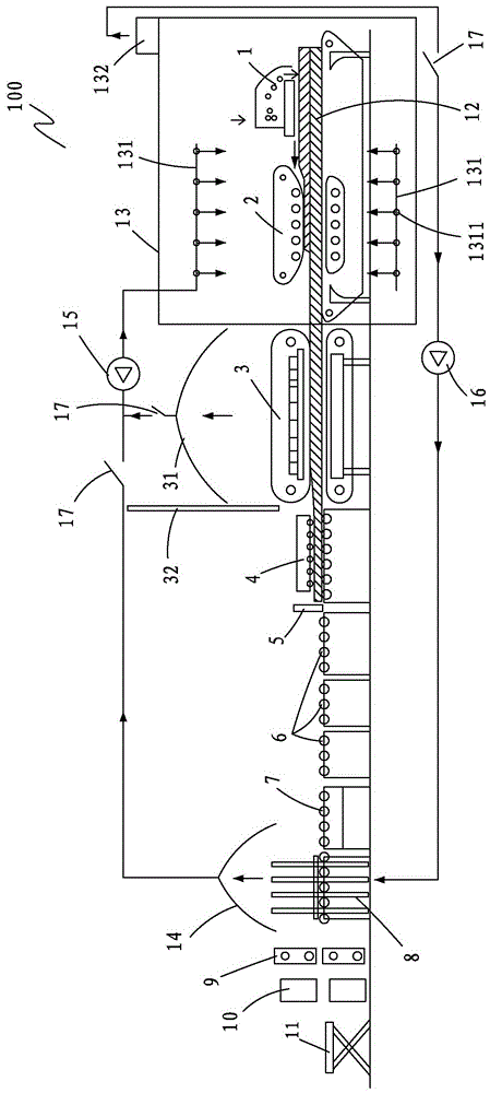 Production method and production device for formaldehyde-free type medium-density fiberboard