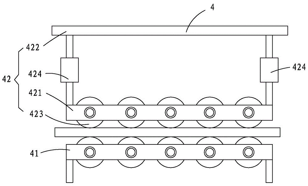 Production method and production device for formaldehyde-free type medium-density fiberboard