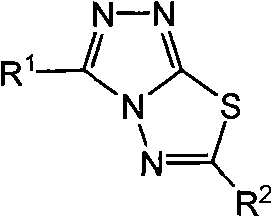 Triazolothiadiazole compound and its preparation method and use