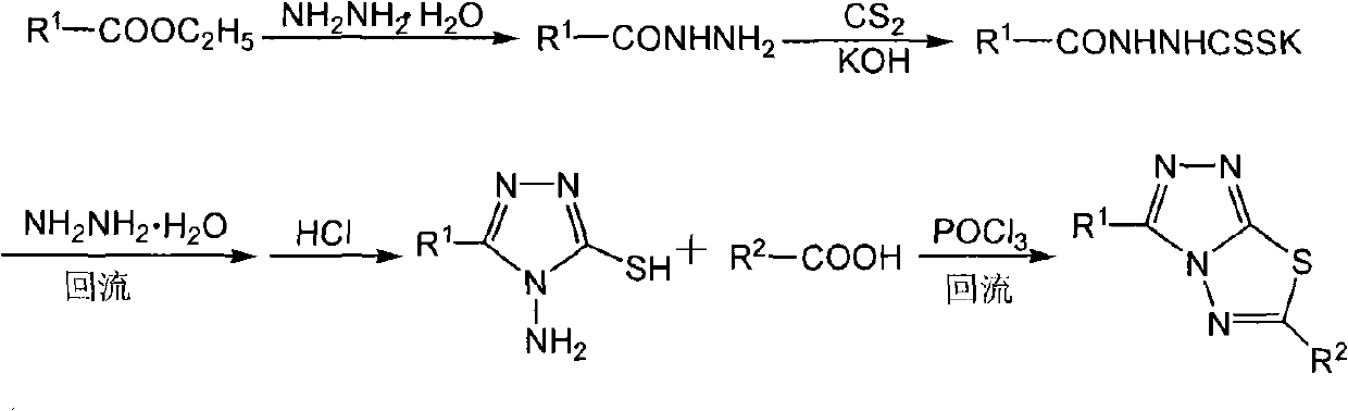 Triazolothiadiazole compound and its preparation method and use