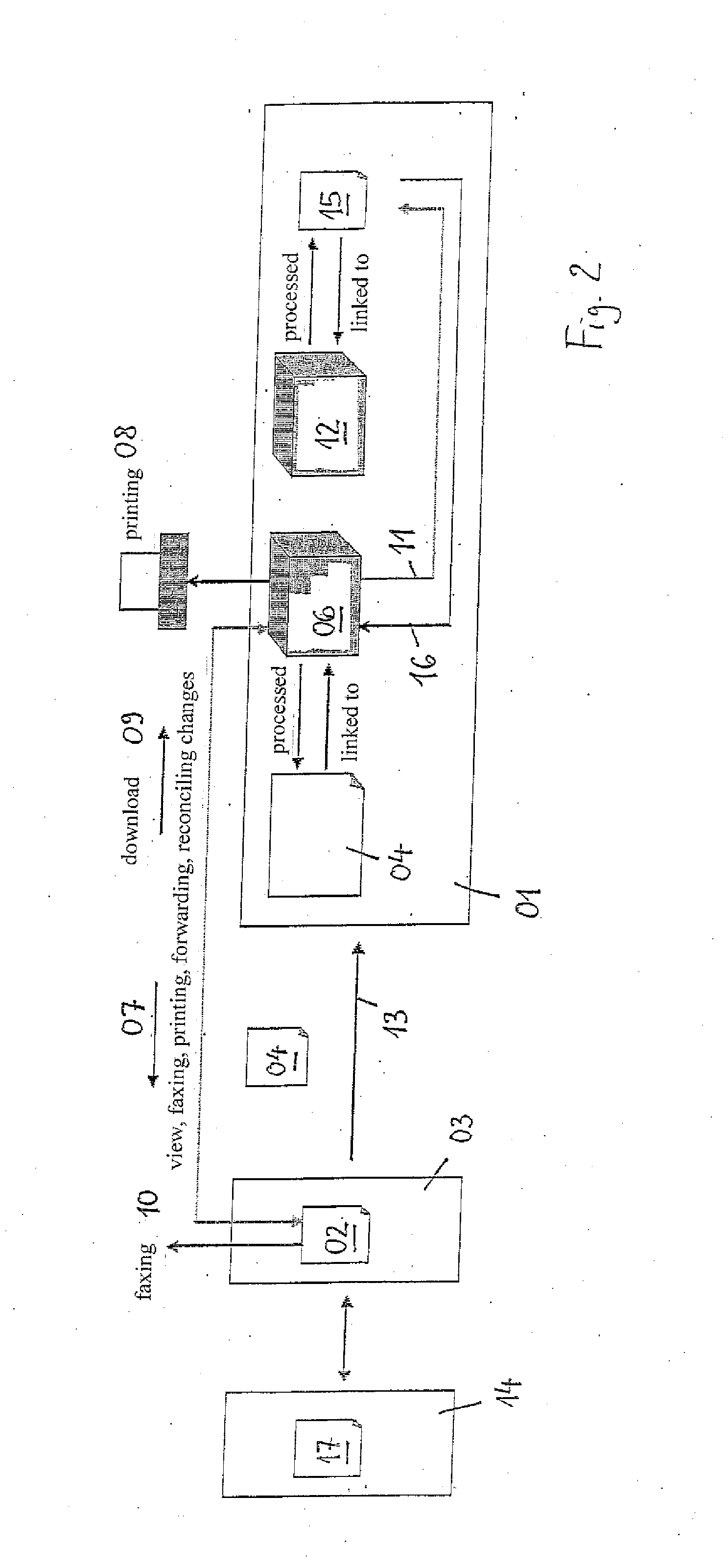 Method and System for Handling Files with Mobile Terminals and a Corresponding Computer Program and a Corresponding Computer-Readable Storage Medium