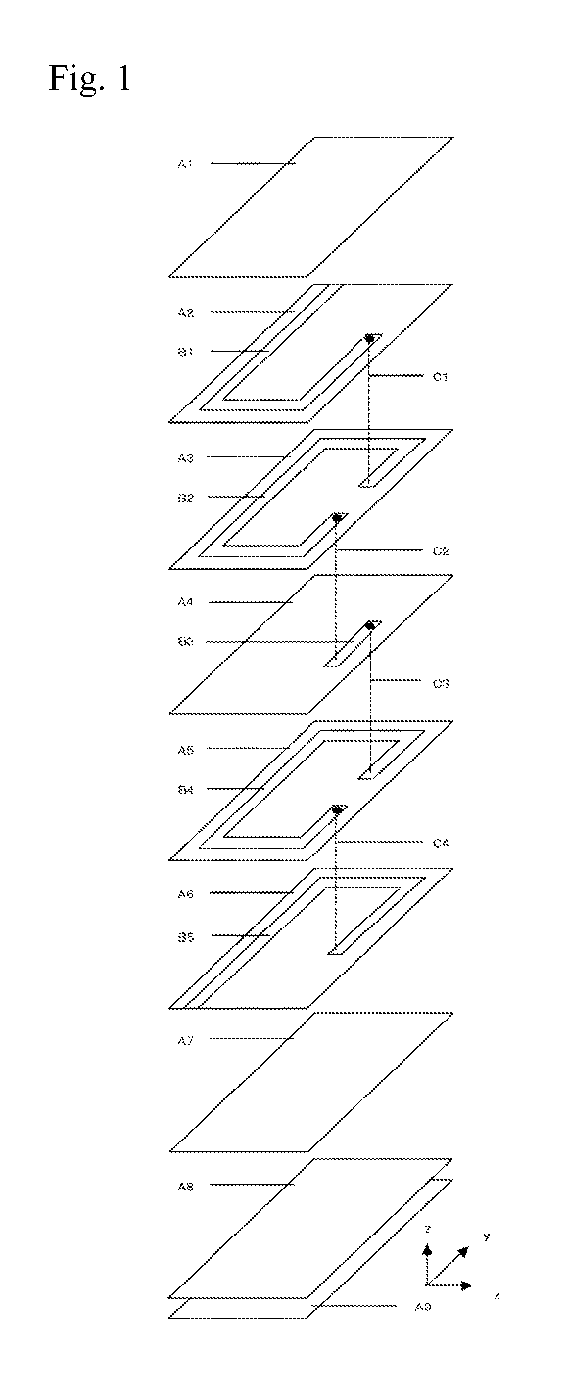 Laminated inductor