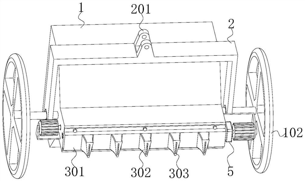 An agricultural mechanized farmyard manure broadcasting device and its working method