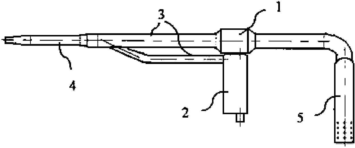 Blowing-suction integrated cleaning device and method for aviation blade and complex component mold shell