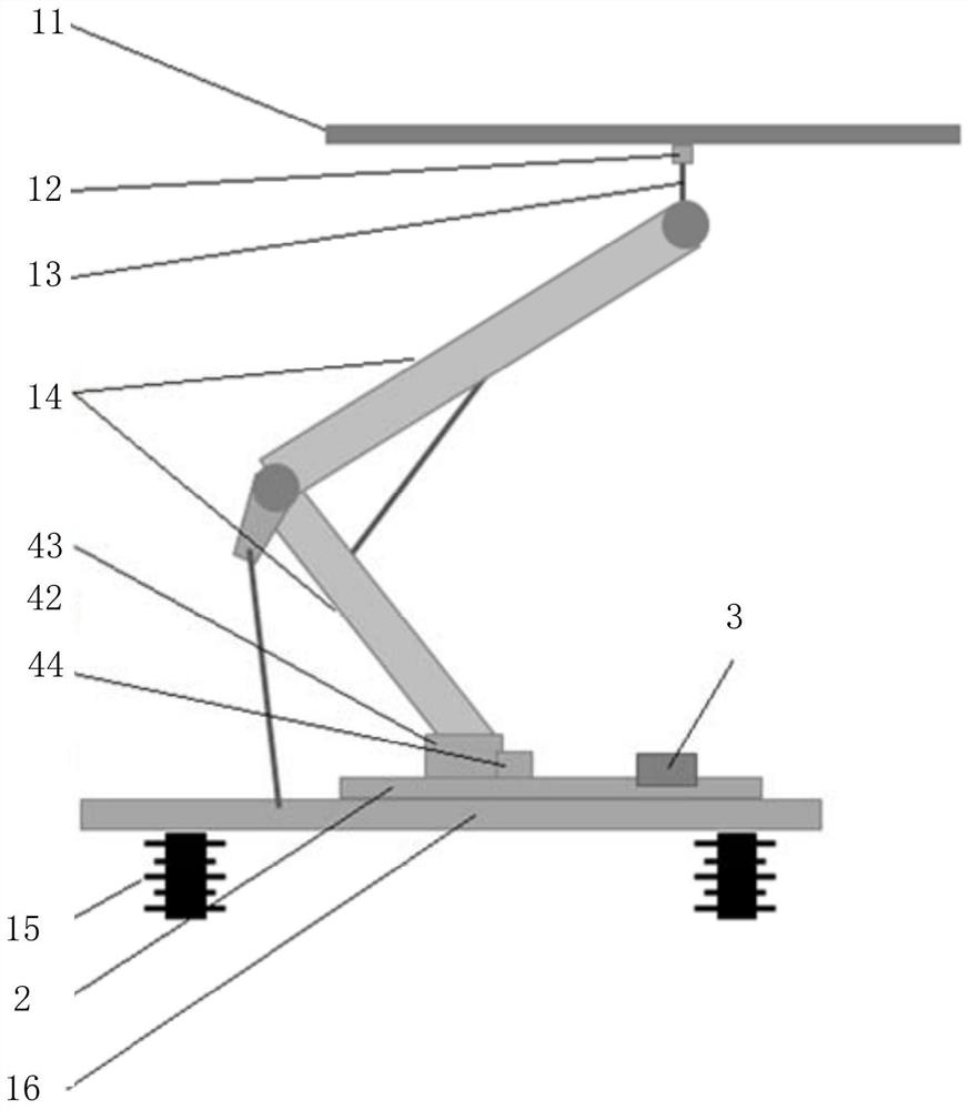 Double-source pantograph self-adjusting system and method for trackless electric truck