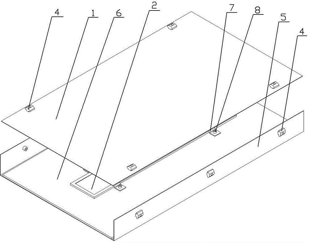 Heating board structure