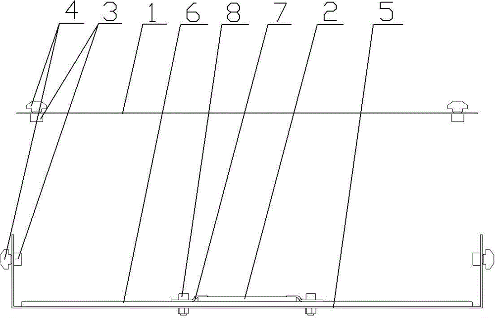 Heating board structure