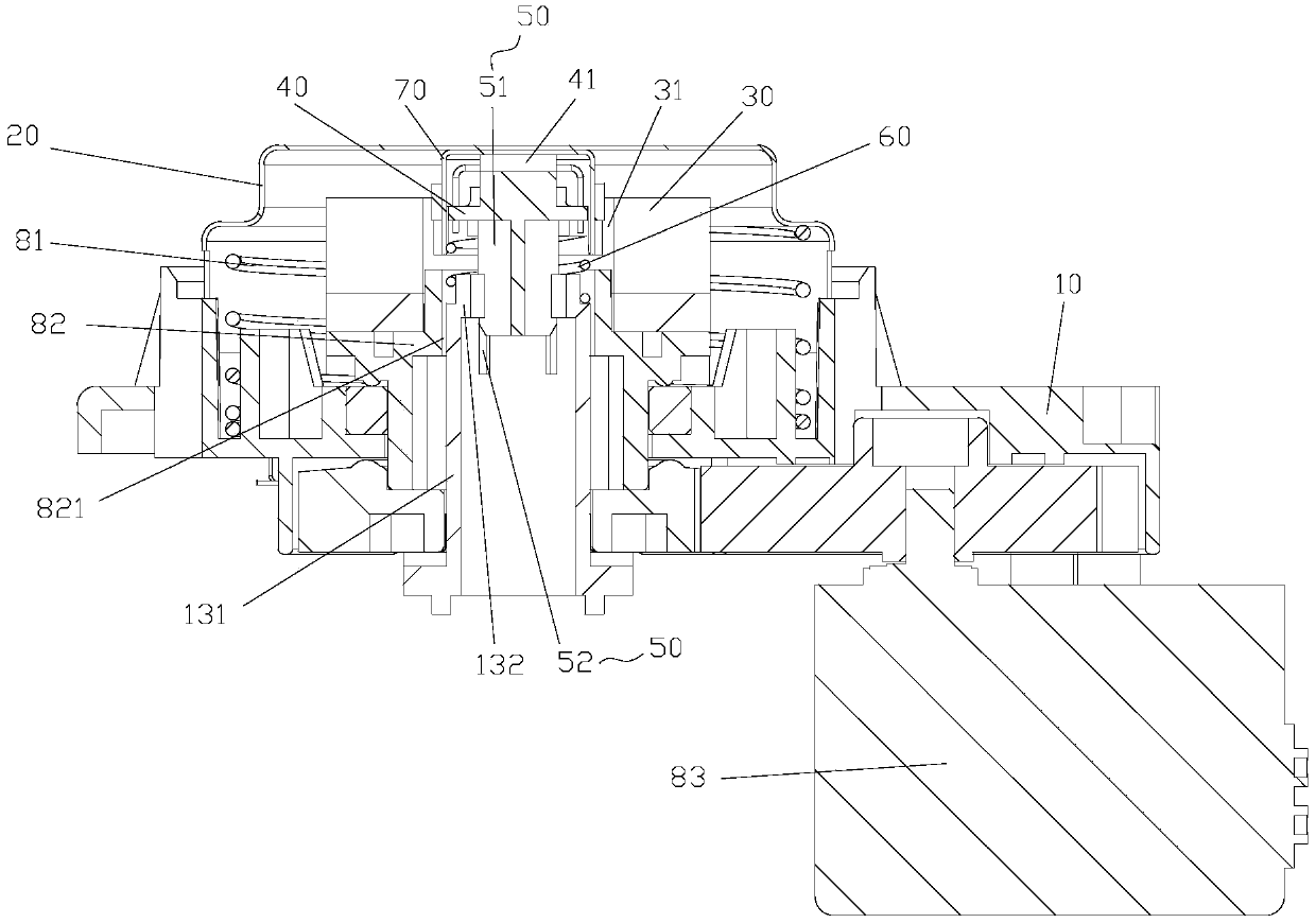 Temperature sensing assembly and cooking utensil with same