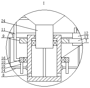 A feeding device for dispersing and wetting paint pigments and fillers