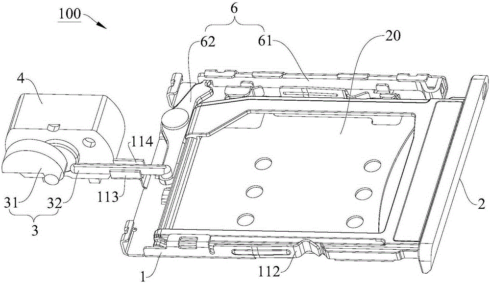 Automatic card holder ejecting device and electronic apparatus equipped with same