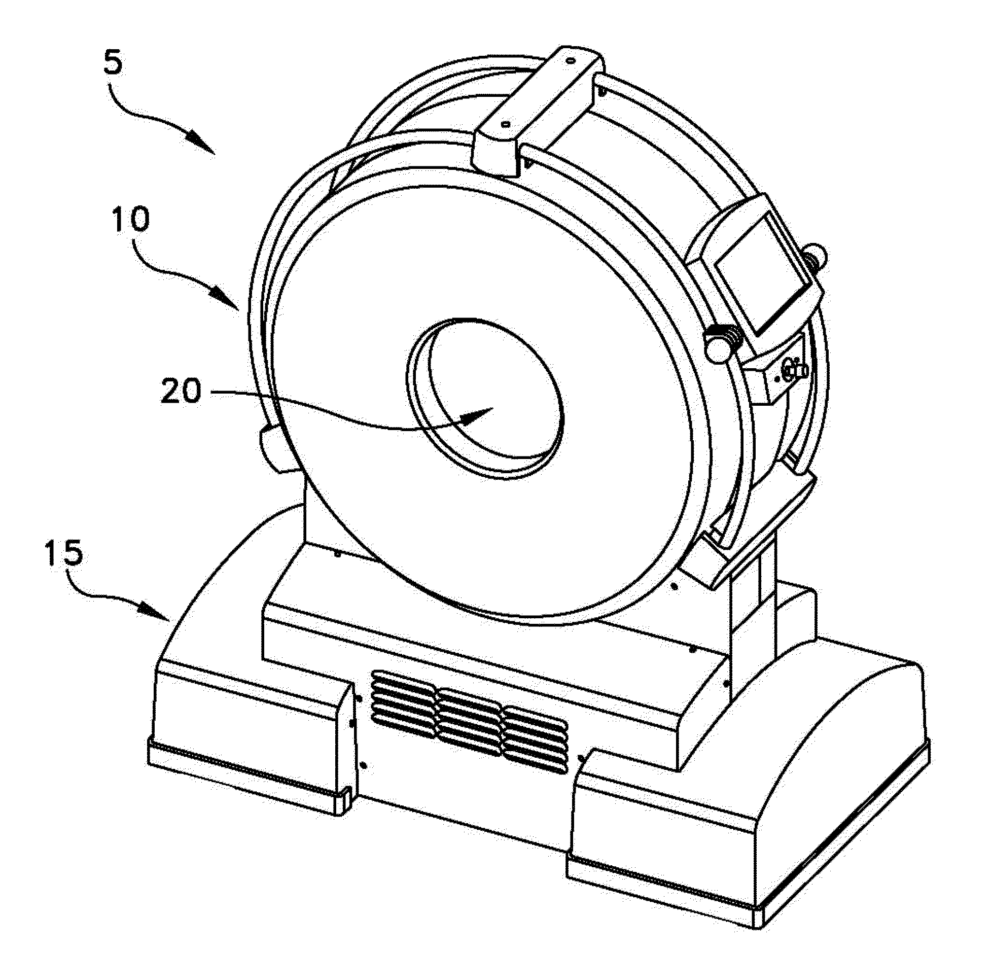 Imaging system with rigidly mounted fiducial markers