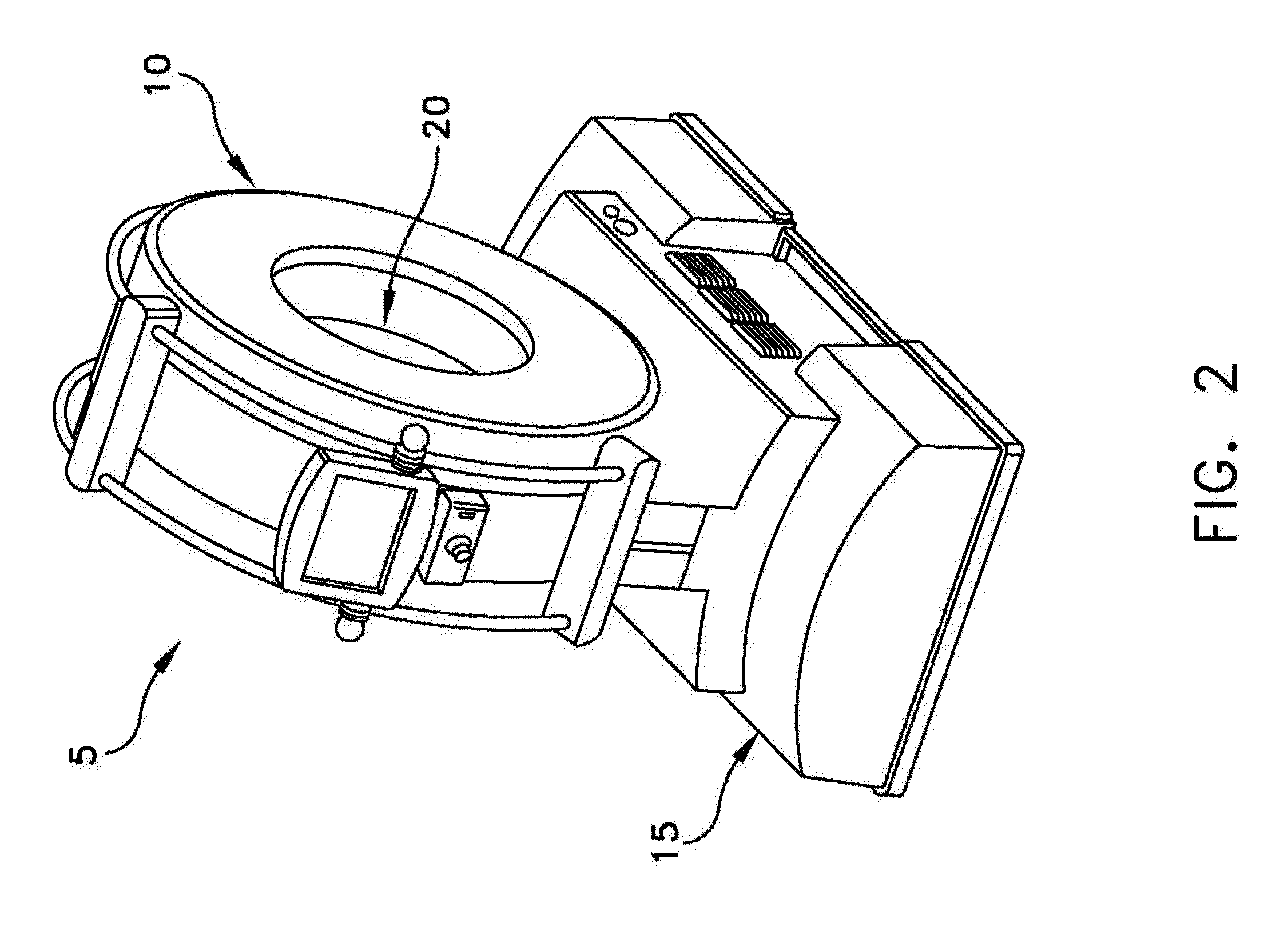 Imaging system with rigidly mounted fiducial markers
