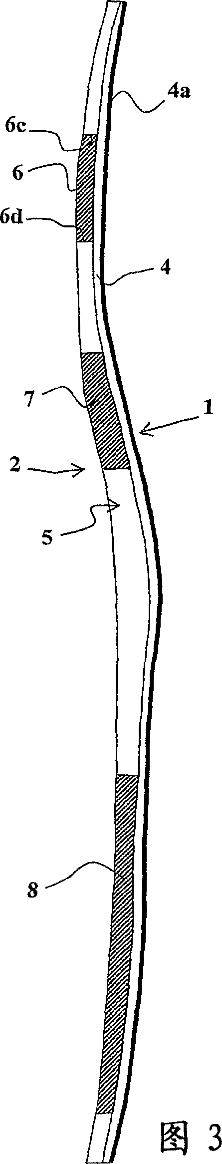 Selectively damping plantar insole